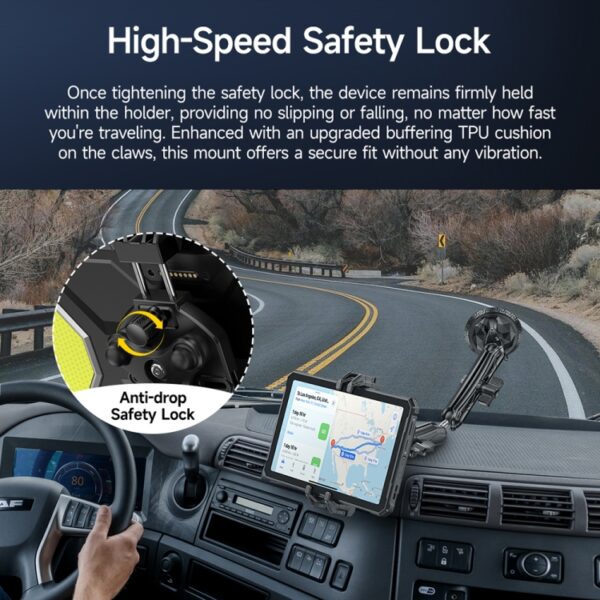 Ulefone UAN02 Armor Mount Max Auto Telefoon Tablet Houder, Car Phone Tablet Holder - Afbeelding 11