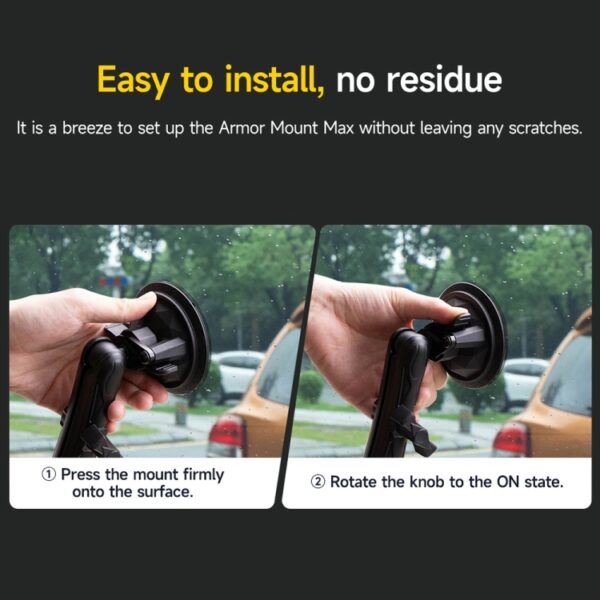 Ulefone UAN02 Armor Mount Max Auto Telefoon Tablet Houder, Car Phone Tablet Holder - Afbeelding 13