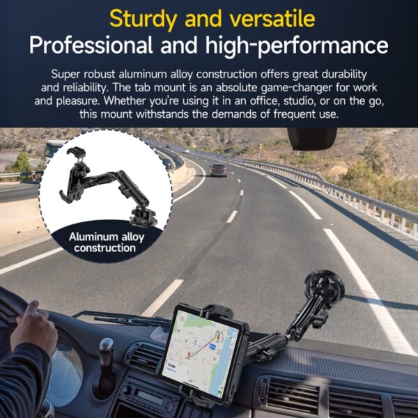 Ulefone UAN02 Armor Mount Max Auto Telefoon Tablet Houder, Car Phone Tablet Holder - Afbeelding 4