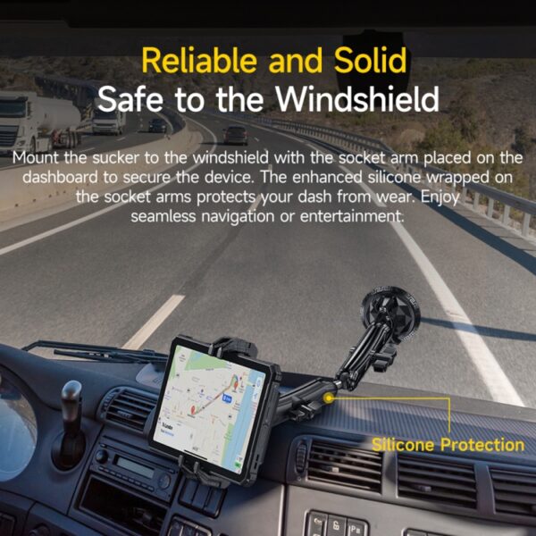 Ulefone UAN02 Armor Mount Max Auto Telefoon Tablet Houder, Car Phone Tablet Holder - Afbeelding 6