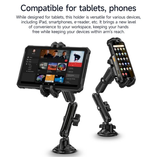 Ulefone UAN02 Armor Mount Max Auto Telefoon Tablet Houder, Car Phone Tablet Holder - Afbeelding 8