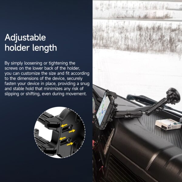 Ulefone UAN02 Armor Mount Max Auto Telefoon Tablet Houder, Car Phone Tablet Holder - Afbeelding 9