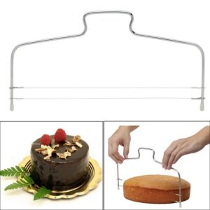 Roestvrijstalen verstelbare draadcakesnijder Slicer Leveler DIY cakebakgereedschap, Cake Cutter