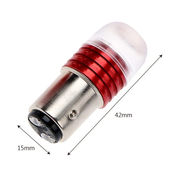 2 stuks 1157 DC12V / 1,5 W auto constant heldere remlichten, Constantly Bright - Afbeelding 3