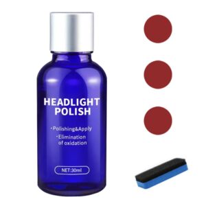 Autokoplamp Kras Vergeling Reparatie Vloeistof Set, Inhoud: 30ml