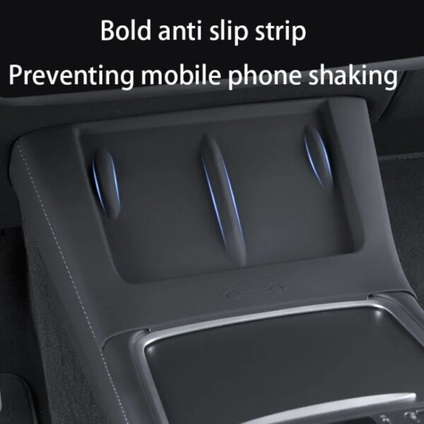 Voor Tesla Model 3 / Y Auto middenconsole Mobiele telefoon Draadloos opladen Siliconen antislipmat - Afbeelding 4