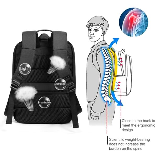 cxs-618 Multifunctionele Oxford-laptoptasrugzak - Afbeelding 4
