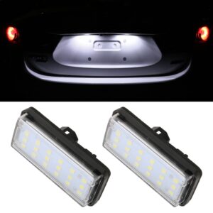 2 STKS DC12V/1.5 W/6000 K/100LM Auto LED Kentekenverlichting 18 LEDs SMD-3528 Lampen voor Lexus, For Lexus