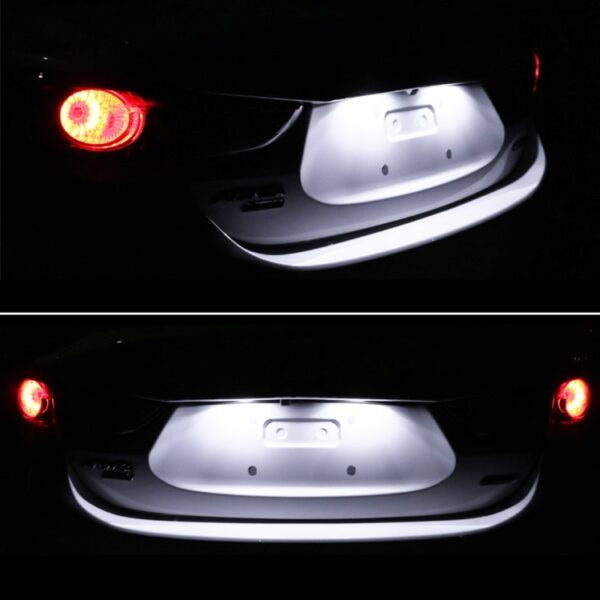 2 STKS DC12V/1.5 W/6000 K/100LM Auto LED Kentekenverlichting 18 LEDs SMD-3528 Lampen voor Lexus, For Lexus - Afbeelding 8