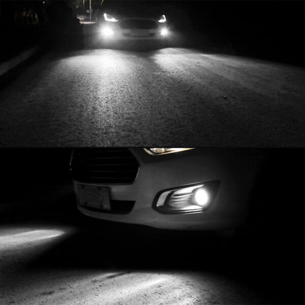 2 STKS 9005 DC9-16V / 3,5 W / 6000 K / 320LM Auto Auto Mistlamp 12 LEDs SMD-ZH3030 Lampen, met constante stroom, 9005 - Afbeelding 9