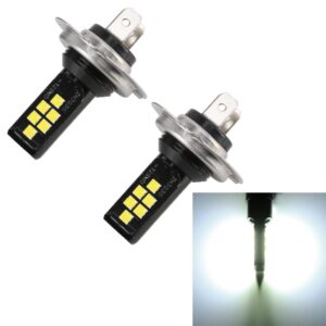 2 STKS H7 DC9-16V / 3,5 W / 6000 K / 320LM Auto Auto Mistlamp 12 LEDs SMD-ZH3030 Lampen, met constante stroom, H7