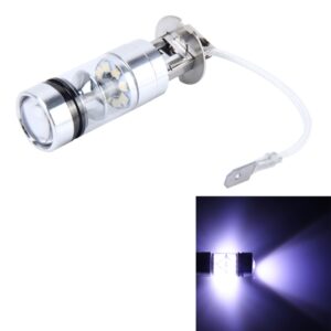 H3 100W 850 LM 7000K 20 SMD-2828-LED's automistlampen, DC 12-24V, H3