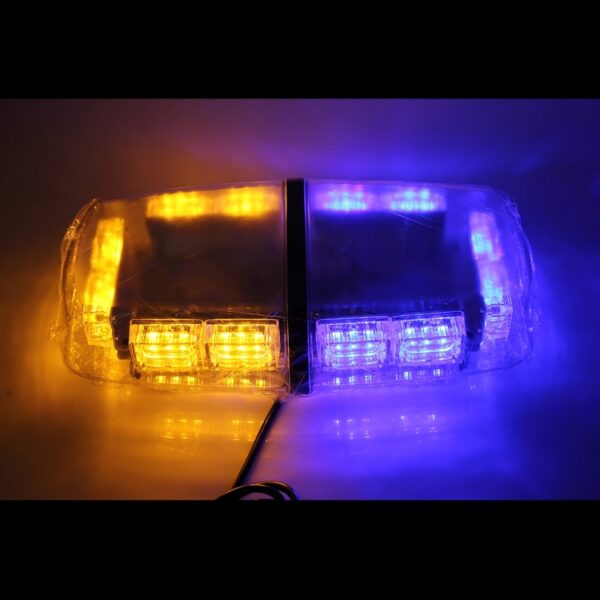 HB-806C 30W 30 LED voertuigdak noodwaarschuwing stroboscooplicht, DC 12V, draadlengte: 70 cm, HB-806C Yellow and Blue Light, HB-806C Red and Blue Light - Afbeelding 7