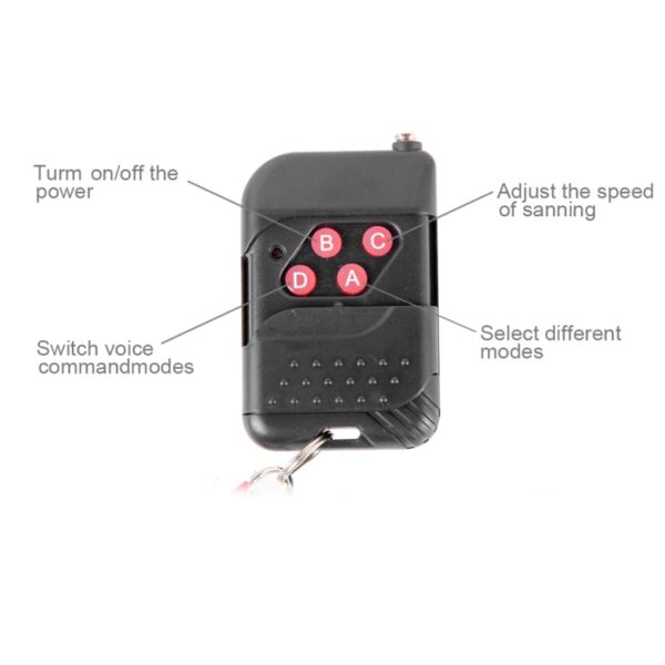 5050 20W 48 LED RGB Auto Vrachtwagen Afstandsbediening Kleurrijke Knight Rider LED Strobe Scanner Flash Strip Licht, DC 12V Kabel Lengte: 130 cm, 0 - Afbeelding 3