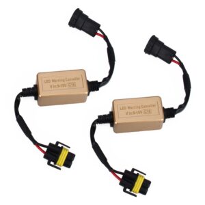 2 STUKS H8 H9 H11 LED Koplamp Canbus Foutloos Computer Waarschuwing Canceller Weerstand Decoders Anti-Flicker Condensator Harnas