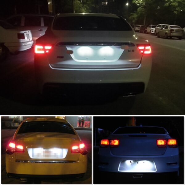 2 STUKS DC 12 V 3 W 150LM 6000 K LED Kentekenverlichting 18 LEDs SMD-4014 Lampen Lampen voor Chevrolet - Afbeelding 11