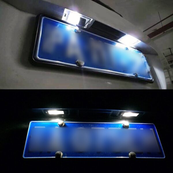 2 STUKS DC 12 V 3 W 150LM 6000 K LED Kentekenverlichting 18 LEDs SMD-4014 Lampen Lampen voor Chevrolet - Afbeelding 10