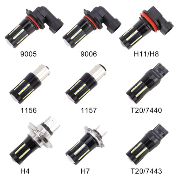 2 STKS 1157 / BAY15D DC9-16V / 8.2W (H) 2.7W (L) / 6000K / 655LM Auto Auto Remlichten 66LEDs SMD-2016 Lampen - Afbeelding 9