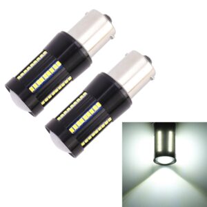 2 STKS 1156 / BA15S DC9-16V / 8.2W / 6000K / 655LM Auto Auto Achteruitrijlichten / Turn Light 66LEDs SMD-2016 Lampen