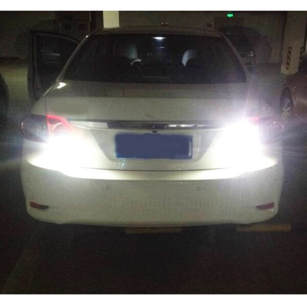 2 STKS 1156 / BA15S DC9-16V / 8.2W / 6000K / 655LM Auto Auto Achteruitrijlichten / Turn Light 66LEDs SMD-2016 Lampen - Afbeelding 12