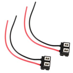 2 STUKS Auto H7 Keramiek Elleboog Lamphouder Base Vrouwelijke Socket met Draad