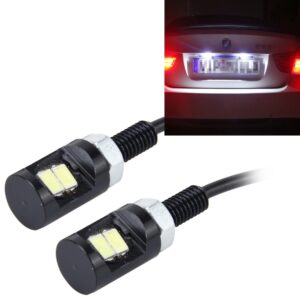 2 stuks 2W 100 LM 6500K auto kentekenverlichting met 2 SMD-5630 lampen, DC 12V, 2W 100 LM 6500K