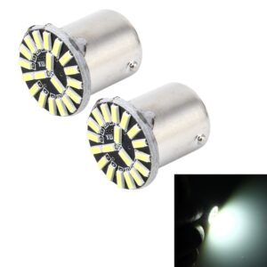 2 stuks 1156/BA15S 1W 50 LM 6000K auto AutoTurn-licht met 19 SMD-4014 LED-lampen, DC 12V, 1156/BA15S 1W