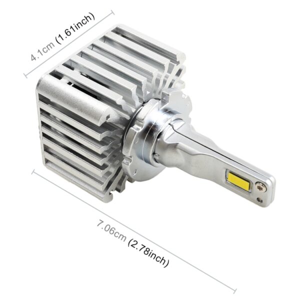 2 STKS DC12V / 35 W / 5500 K / 4000LM Auto ED Koplamp Lampen SMD-3570 Lampen voor D1S - Afbeelding 2