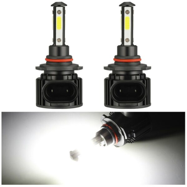 F8 9005 2 STUKS 22 W 3000LM 6000 K Vier Side DOB LED Koplamp Mistlampen Grootlicht Conversie Kit DC 9-32 V - Afbeelding 8