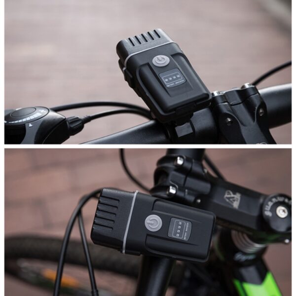 Mountainbike-lichtkoplampen Superheldere oplaadbare zaklamp Nachtrijuitrusting - Afbeelding 8