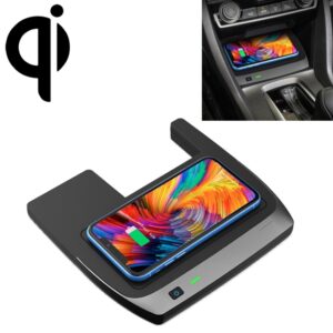 Auto Qi Standard Draadloze oplader 10W Snel opladen voor 2016-2021 Honda Civic, links rijden