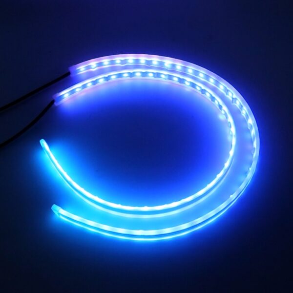 60cm DC12V 7.4W auto kleurrijke dagrijverlichting APP-bediening - Afbeelding 11