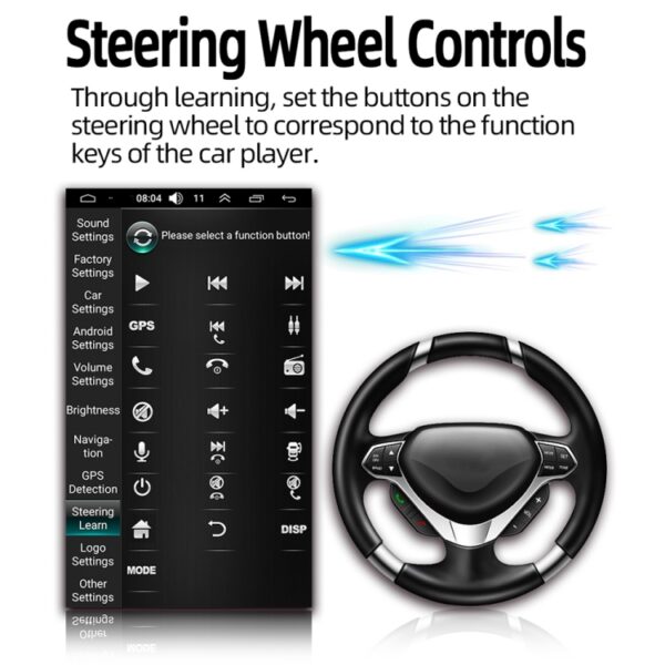 D110 Auto Android-navigatiemachine Ondersteuning Mobiele telefoonverbinding / Stuurbediening - Afbeelding 13