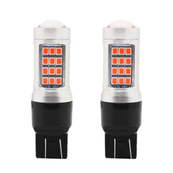 2 STKS 7443 DC12V / 2.2W Auto Strobe Remlichten met 42LEDs SMD-2835 Lampen - Afbeelding 2