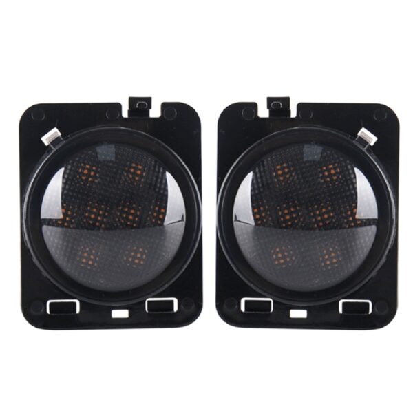 2 stks 8W DC 12 V Auto SUV Refit Ledwiel Wenkbrauwdraaien Signaal voor Jeep Wrangler JK 07-17, Specificatie: Butt Assembly zonder diafragma
