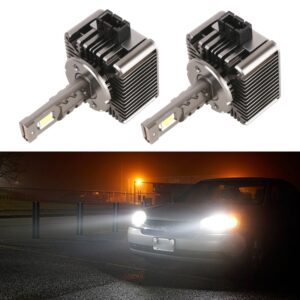 1 Paar D-serie D1 Auto HID Ballast naar LED-koplamp DC12V 35W 6000K 7000LM, 7040 Lampkraal