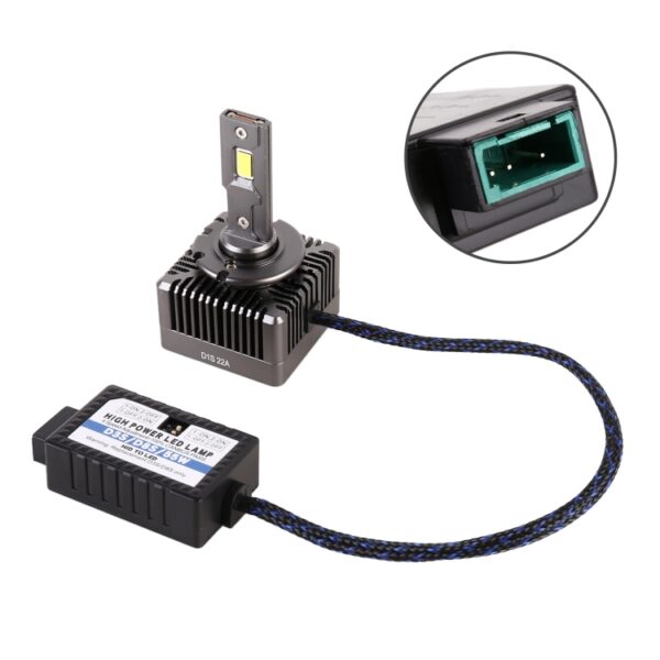 1 paar D -serie D3S Auto Hid Ballast naar LED -koplamp DC12V / 35W / 6000K / 5000LM - Afbeelding 2