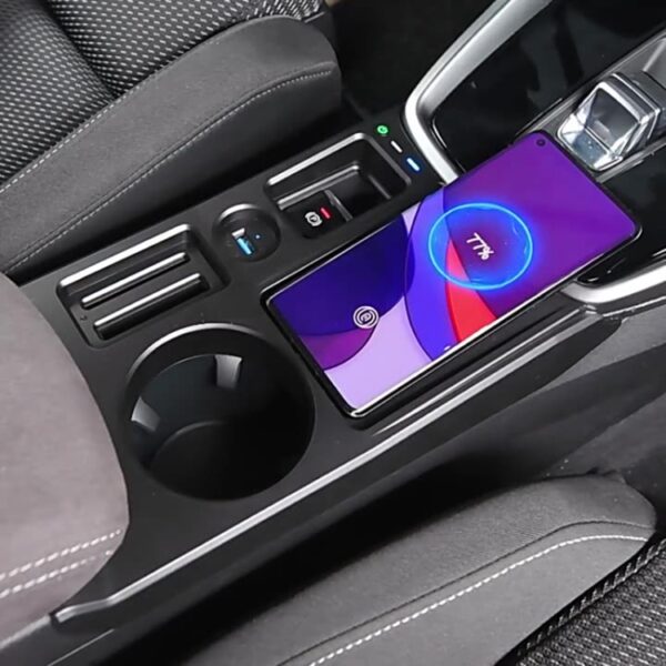 HFC-1054 CAR QI Standaard Wireless Charger 15W / 10W Snel opladen voor Audi Q3 2019-2022, Links rijden - Afbeelding 7