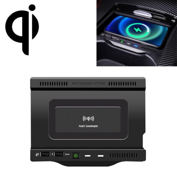 HFC-1020 CAR QI Standaard Wireless Charger 10W Snel opladen voor Mercedes-Benz A Klasse 2019-2022, links en rechts rijden