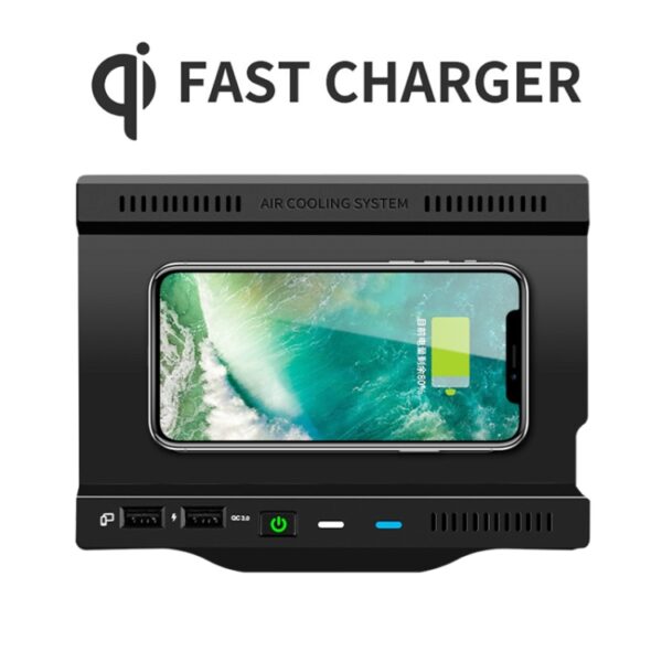 HFC-1020 CAR QI Standaard Wireless Charger 10W Snel opladen voor Mercedes-Benz A Klasse 2019-2022, links en rechts rijden - Afbeelding 3