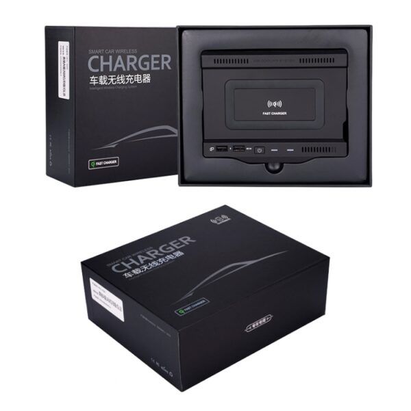HFC-1020 CAR QI Standaard Wireless Charger 10W Snel opladen voor Mercedes-Benz A Klasse 2019-2022, links en rechts rijden - Afbeelding 8
