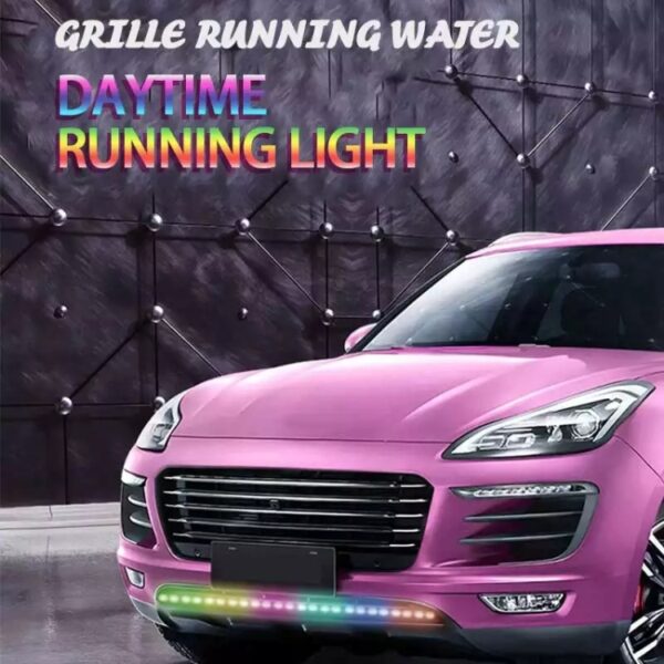 Z12-120CM 120cm DC12V-24V Auto Grille LED RGB-dagrijverlichting Strip Kleurrijke lamp - Afbeelding 8