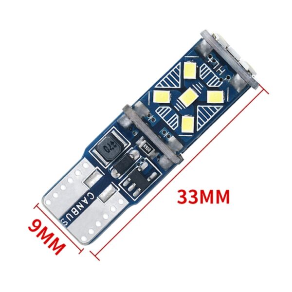 4st T10 DC12V / 2.52W / 0.21A / 900LM Auto-opruimingslicht met decodering - Afbeelding 2