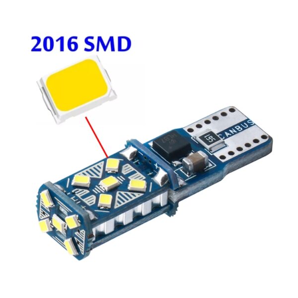 4st T10 DC12V / 2.52W / 0.21A / 900LM Auto-opruimingslicht met decodering - Afbeelding 4