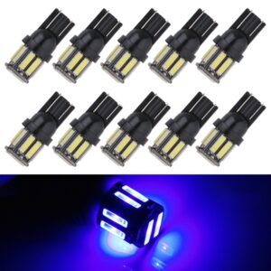 10 stks T10 DC12V / 0.96 W / 0.08A Auto Klaring Licht 10 LEDs SMD-7020 Lamp Kralen