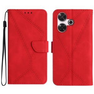 Stiksel reliëf lederen telefoonhoes, For Xiaomi Redmi 13 4G Global / 5G Global, For Xiaomi Redmi A3, For Xiaomi Redmi Note 13 4G Global, For Xiaomi Redmi 13C 5G, For Xiaomi 14 Ultra, For Xiaomi 14 Pro, For Xiaomi 14, For Xiaomi Redmi 13C 4G...