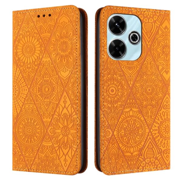 Etnische reliëf adsorptie lederen telefoonhoes, For Xiaomi Redmi 13 4G, For Xiaomi Redmi Note 13 5G, For Xiaomi Redmi 13C, For Xiaomi Redmi Note 13 Pro 5G, For Redmi Note 12 Pro 4G, For Redmi Note 12 4G Global, For Redmi Note 12 Pro 5G Global...