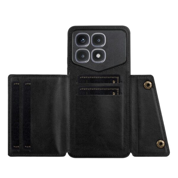 Dubbele gesp kaartsleuven magnetische telefoonhoes, For Xiaomi Redmi K70 Ultra, For Xiaomi Redmi 13 4G Global, For Xiaomi Redmi Note 13 Pro 4G Global, For Xiaomi Redmi Note 13 4G Global, For Xiaomi 14 Ultra, For Xiaomi Redmi 13C 4G / Poco C65... - Afbeelding 3