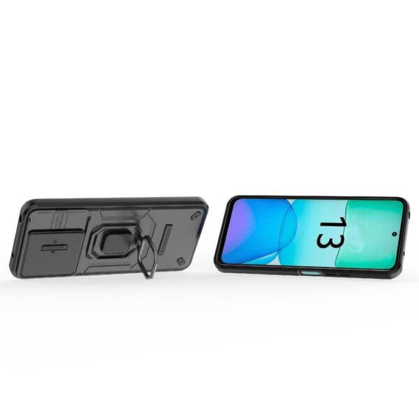 Verschuifbaar Camshield TPU + PC schokbestendig telefoonhoesje met houder, For Xiaomi Redmi 13 4G Global, For Xiaomi Redmi Turbo 3 5G, For Xiaomi Redmi A3 4G Global, For Xiaomi Redmi Note 13 Pro 4G Global, For Xiaomi Redmi Note 13 4G Global... - Afbeelding 4