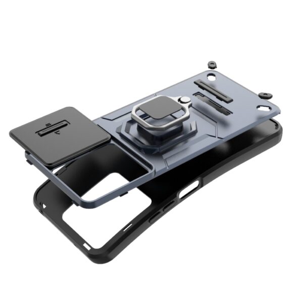 Verschuifbaar Camshield TPU + PC schokbestendig telefoonhoesje met houder, For Xiaomi Redmi 13 4G Global, For Xiaomi Redmi Turbo 3 5G, For Xiaomi Redmi A3 4G Global, For Xiaomi Redmi Note 13 Pro 4G Global, For Xiaomi Redmi Note 13 4G Global... - Afbeelding 6